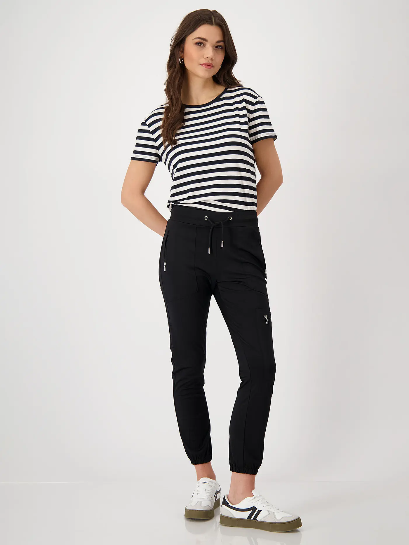 MONARI | Hose Jogging Fit | schwarz